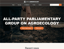 Tablet Screenshot of agroecology-appg.org